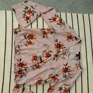 Floral Print Long Sleeve Shirt